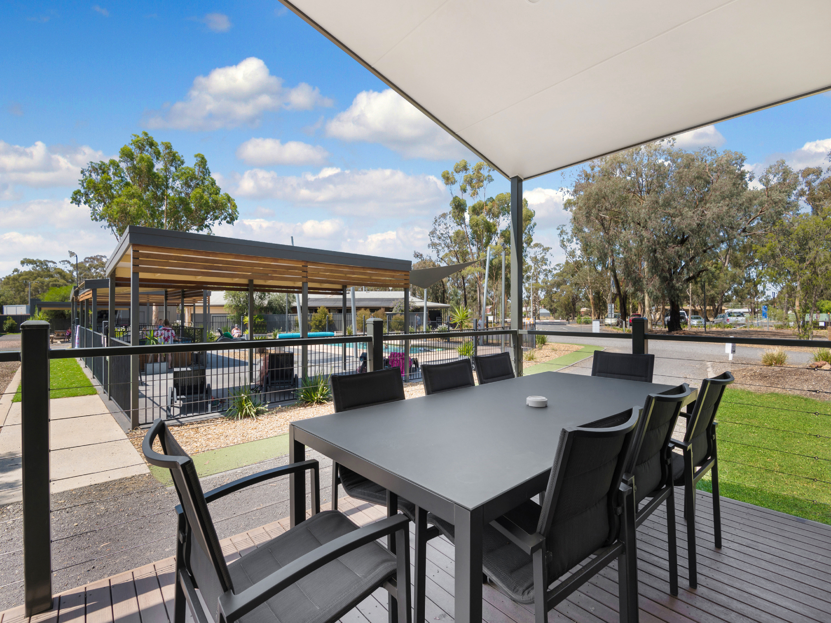 Private Deck with BBQ